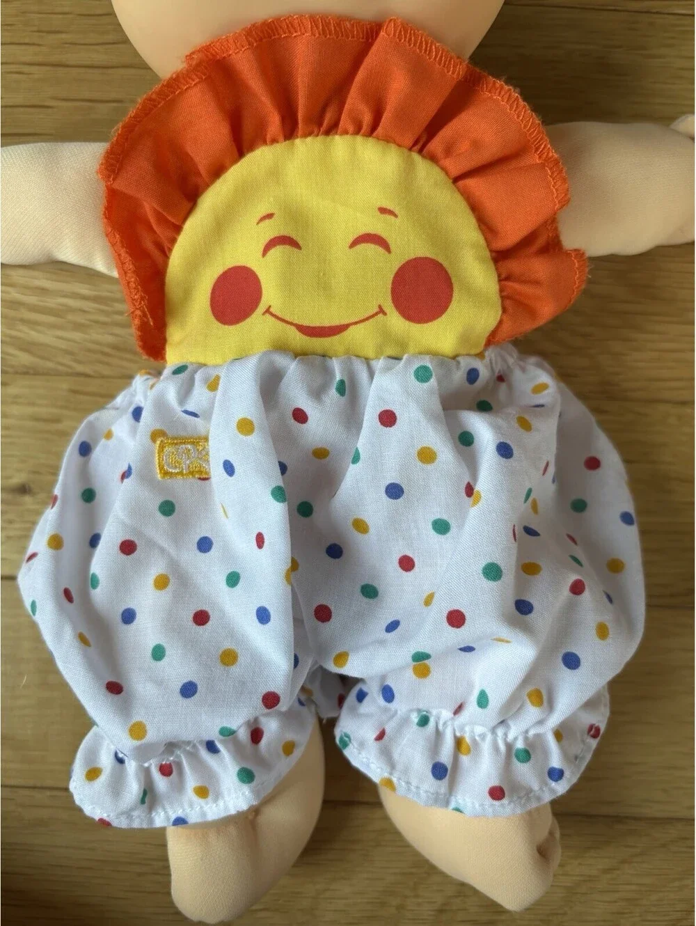 Vtg 1992 Hasbro Cabbage Patch Kids Red Hair Teeny Tiny Preemie Baby Doll Brown